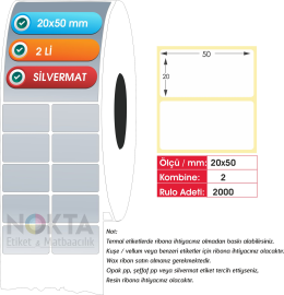 20x50 SİLVERMAT 2li