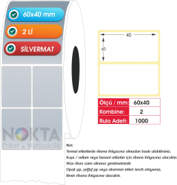 60x40 SİLVERMAT 2li